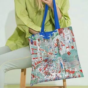 Limited Edition VIP Tote Orange and blue H.e.r.m.e.s. Inspired NEW!!!!